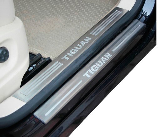 Накладки на пороги стальные OEM-Tuning Volkswagen Tiguan I 2008-2016 no.9268
