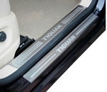 Накладки на пороги стальные OEM-Tuning Volkswagen Tiguan I 2008-2016