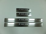 Накладки на пороги стальные Omsa Line Ford Focus III 2011-2019