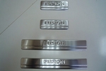 Накладки на пороги стальные Omsa Line Ford Fusion 2002-2012