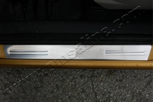 Накладки на пороги стальные Omsa Line Citroen C3 2002-2009 ― Auto-Clover