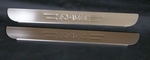 Накладки на пороги стальные Omsa Line Toyota RAV4 2006-2012