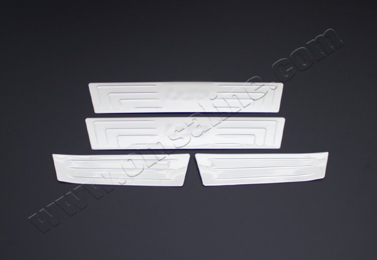Накладки на пороги стальные Omsa Line Hyundai ix35 2009-2015 no.16418