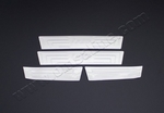 Накладки на пороги стальные Omsa Line Hyundai ix35 2009-2015