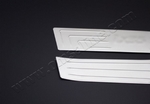 Накладки на пороги стальные Omsa Line Hyundai ix35 2009-2015