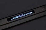Накладки на пороги стальные с LED подсветкой JMT Ford Fiesta 2008-2017