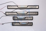 Накладки на пороги стальные с LED подсветкой OEM Style JMT Honda CR-V IV 2012-2016