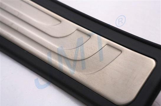 Накладки на пороги стальные с LED подсветкой OEM Style JMT Honda CR-V IV 2012-2016 no.15490