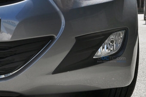 Накладки на противотуманные фары HSM (черные матовые) Hyundai Elantra 2010-2015 ― Auto-Clover