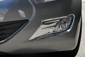 Накладки на противотуманные фары HSM (хромированные) Hyundai Elantra 2010-2015 ― Auto-Clover