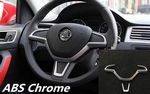 Накладки на руль пластиковые OEM-Tuning Skoda Rapid 2012-2019