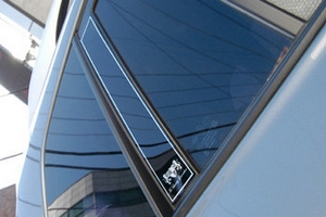 Накладки на стойки дверей ArtX (тип - C) Renault Koleos 2007-2015 ― Auto-Clover