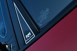 Накладки на стойки дверей ArtX (тип - C) KIA Soul 2009-2013 ― Auto-Clover