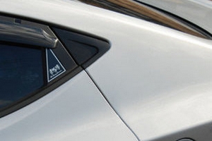 Накладки на стойки дверей ArtX (тип - С) Hyundai Elantra 2010-2015 ― Auto-Clover