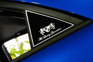 Накладки на стойки дверей ArtX (тип - С) KIA Cerato 2009-2012 ― Auto-Clover