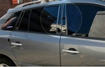 Накладки на стойки дверей ArtX (тип - В) Renault Koleos 2007-2015