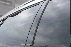 Накладки на стойки дверей EXOS (тип - B) Chevrolet Captiva 2006-2019 ― Auto-Clover