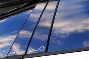 Накладки на стойки дверей EXOS (тип - В) Chevrolet Cruze 2008-2016 ― Auto-Clover