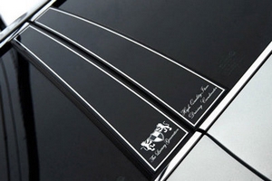 Накладки на стойки дверей (тип - В) ArtX SsangYong Actyon New 2011-2012 ― Auto-Clover
