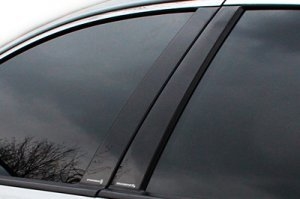 Накладки на стойки дверей (тип В) Racetech KIA Optima 2010-2015 ― Auto-Clover