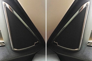 Накладки на углы передних дверей стальные OEM-Tuning Skoda Kodiaq 2016-2019 ― Auto-Clover