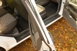 Накладки на внутренние пороги дверей пластиковые Русская Артель Ford Focus II 2005-2010