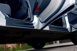 Накладки на внутренние пороги дверей пластиковые Русская Артель Volkswagen Tiguan II 2016-2019