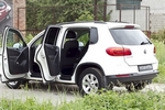 Накладки на внутренние пороги дверей пластиковые Русская Артель Volkswagen Tiguan I 2008-2016