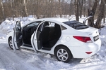 Накладки на внутренние пороги дверей пластиковые Русская Артель Hyundai Solaris 2011-2017