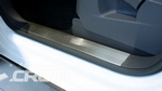 Накладки на внутренние пороги стальные полированные Croni Volkswagen Jetta VI 2011-2019