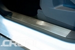 Накладки на внутренние пороги стальные полированные Croni Toyota RAV4 2013-2019