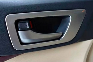 Накладки на внутренние ручки дверей без отверстий OEM-Tuning Toyota Highlander 2014-2019 ― Auto-Clover