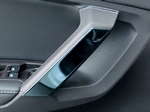 Накладки на внутренние ручки дверей черные пластиковые OEM-Tuning Volkswagen Tiguan II 2016-2019