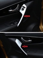 Накладки на внутренние ручки дверей пластиковые OEM-Tuning Nissan Qashqai 2014-2019