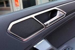 Накладки на внутренние ручки дверей стальные OEM-Tuning Volkswagen Tiguan II 2016-2019 ― Auto-Clover