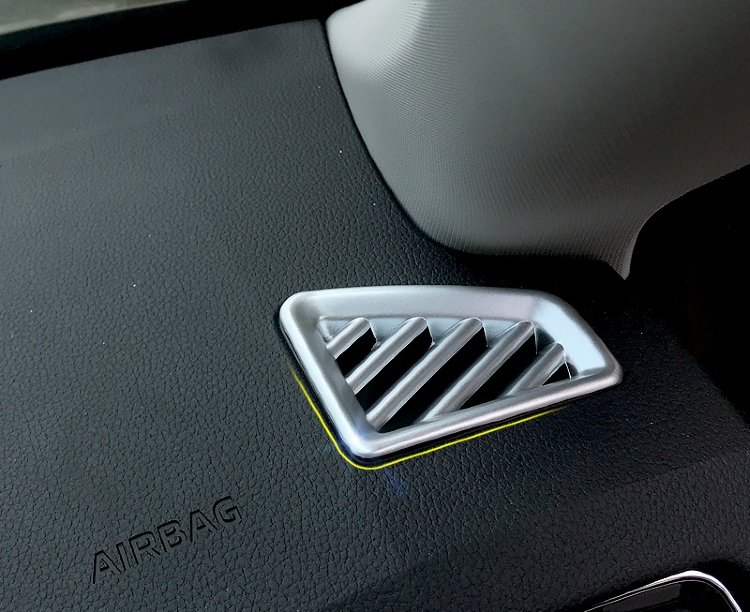 Накладки на воздуховоды верхние пластиковые OEM-Tuning Skoda Kodiaq 2016-2019 no.5604