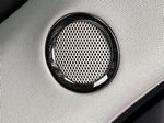 Накладки на высокочастотные динамики пластиковые черные OEM-Tuning Mazda CX-5 2017-2019
