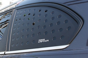Накладки на заднее боковое окно Racetech Chevrolet Captiva 2006-2019 ― Auto-Clover