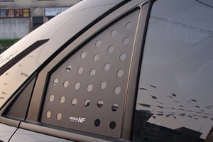 Накладки на заднее боковое окно Racetech Hyundai Sonata 2004-2010 ― Auto-Clover