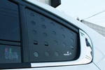 Накладки на заднее боковое окно Racetech KIA Cerato 2013-2018