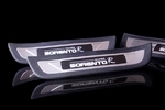 Накладки с подсветкой на пороги Change Up KIA Sorento 2013-2017