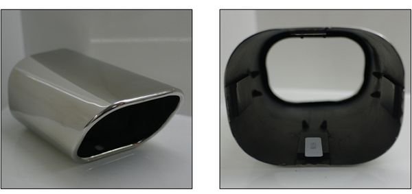 Насадка на выхлопную трубу OEM-Tuning Volkswagen Passat B6 2005-2010 no.13930