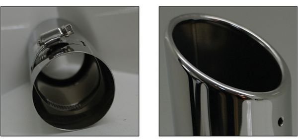 Насадка на выхлопную трубу OEM-Tuning Mazda 3 II 2009-2013 no.13934