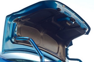 Обшивка внутренней части крышки багажника пластиковая Русская Артель Renault Logan 2013-2019 ― Auto-Clover