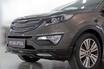 Обвес на передний бампер пластиковый (вариант 1) Русская Артель KIA Sportage 2010-2015