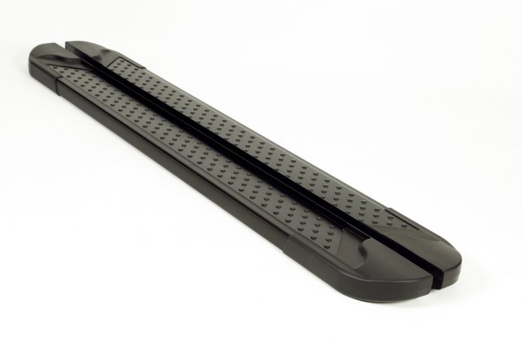 Пороги алюминиевые Almond Black Erkul Ford EcoSport​ 2013-2019 no.2748