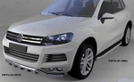 Пороги алюминиевые Alyans Can Otomotiv Volkswagen Touareg I 2002-2009