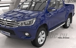 Пороги алюминиевые Alyans Can Otomotiv Toyota Hilux 2015-2019