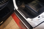 Пороги алюминиевые Alyans Can Otomotiv Toyota Highlander 2014-2019