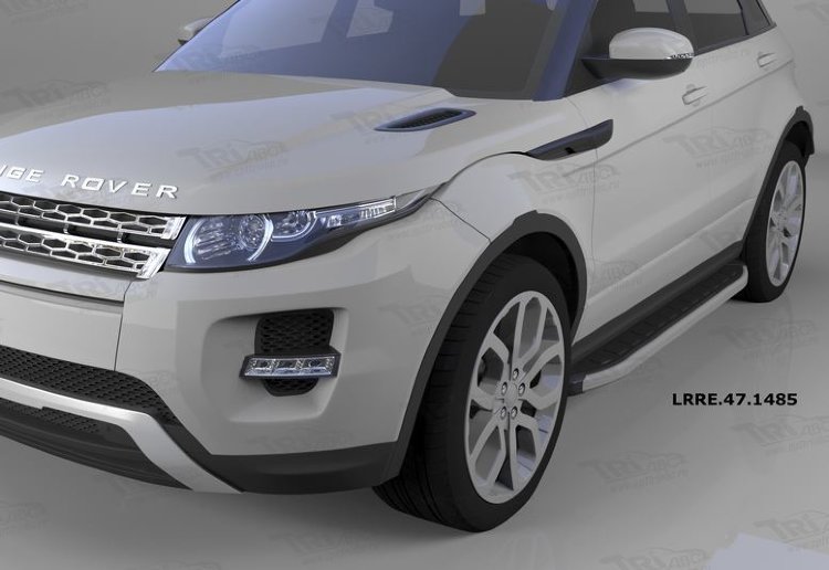 Пороги алюминиевые Alyans Can Otomotiv Land Rover Range Rover Evoque 2011-2019 no.11601